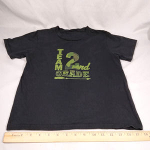 Kids Team 2nd Grade Toddler T-Shirt Black